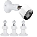 Tüm Arlo Kameralar, Arlo Ultra, Arlo Essential, eufyCam E/2C, Ultra/Ultra 2 ve Diğerleri için Duvar Montajı, 1/4 Vida Başlı Halka Çubuk Kamera Bataryası (Kamera Dahil Değildir) (3 adet)