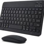 Tüm Cihazlara Uyumlu Kablosuz Bluetooth Klavye ve Mause Seti Tablet Telefon iPad Samsung Galaxy Honor Redmi Lenovo Siyah