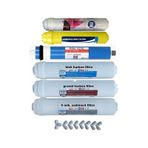 Tüm kapalı kasa su arıtma cihazları filtresi, 6 lı filtre
