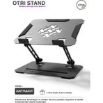 Tüm Modellerle Uyumlu Katlanabilir Antrasit Metal Laptop/macbook/telefon/tablet/kitap Standı