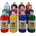 Tüm Renkler Parmak Boyası 12'li Set 12x500gr