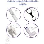 Tüm Su Arıtma Cihazları Için Uyumlu Cihaz Yenileme Seti, (Yedek Parça Kiti) - Beyaz