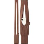 Tüm Telefonlarla Uyumlu 80 cm Phone Pocket Premium Örgü Telefon Askısı | 3D Esnek Tasarım (Kahverengi)