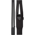 Tüm Telefonlarla Uyumlu 80 cm Phone Pocket Premium Örgü Telefon Askısı | 3D Esnek Tasarım (Siyah)