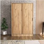 Tumblera Berceste Atlantik Çam 2 Sürgü Kapaklı 8 Bölmeli Dolap Gardırop 120x48 cm