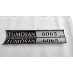 Tümosan Klasik 6065 Yan yazı Tanıtım Etiketi (2017 ve üstü) Sağ-Sol takım