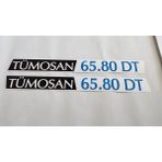 Tümosan Klasik 65.80 DT Yan yazı Tanıtım Etiketi (2001-2009 Model) Sağ-Sol takım