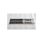Tümosan Klasik 7065 Yan Yazı Tanıtım Etiketi (2010-2017 Model) Sağ-Sol Takım
