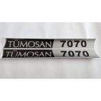 Tümosan Klasik 7070 Yan yazı Tanıtım Etiketi (2010-2017 Model) Sağ-Sol takım