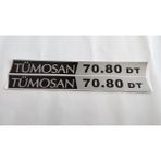 Tümosan Klasik 7080 Yan yazı Tanıtım Etiketi (2010-2017 Model) Sağ-Sol takım