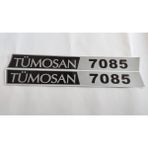 Tümosan Klasik 7085 Yan yazı Tanıtım Etiketi (2010-2017 Model) Sağ-Sol takım