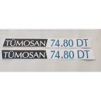 Tümosan Klasik 74.80 DT Yan yazı Tanıtım Etiketi (2001-2009 Model) Sağ-Sol takım