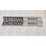 Tümosan Klasik 8085 Yan yazı Tanıtım Etiketi (2017 ve üstü) Sağ-Sol takım