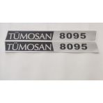 Tümosan Klasik 8095 Yan Yazı Tanıtım Etiketi (2010-2017 Model) Sağ-Sol Takım