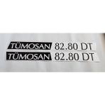 Tümosan Klasik 82.80 DT Yan yazı Tanıtım Etiketi (1996-2000 Model) Sağ-Sol takım