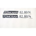 Tümosan Klasik 82.80 N Yan Yazı Tanıtım Etiketi (1996-2000 Model) Sağ-Sol Takım
