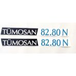 Tümosan Klasik 82.80 N Yan yazı Tanıtım Etiketi (2001-2009 Model) Sağ-Sol takım
