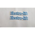 Tümosan Klasik Electro Lift Mavi Renk Yan Yazı Tanıtım Etiketi Sağ-Sol Takım