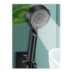 TUMU LIFE Turbo Fan 5 Fonksiyonlu Su Tasarruflu Duş Başlığı Siyah Renk