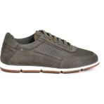 Tuna Hakiki Nubuk Deri/tekstil Haki Erkek Sneaker Ayakkabı - X241336