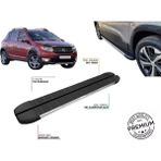 Tuna Oto Dacıa Sandero Araca Özel Yan Basamak 2013 2014 2015 2016 2017 2018 2019 2020 - (DipCamo)Charcoal-White