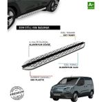 Tuna Oto Fiat Doblo Uzun Şase Uyumlu 2023 2024 2025 2026 2027 Araca Özel Yan Basamak - (ClearEyelets)Black-RadiantOrchid