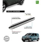 Tuna Oto Peugeot Partner Uzun Şase Uyumlu 2019 2020 2021 2022 2023 2024 2025 2026 2027 Araca Özel Yan Basamak - (ClearEyelets)Black-RadiantOrchid