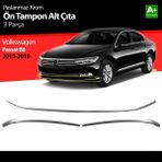 Tuna Oto Vw Passat B8 Krom Ön Tampon Alt Çıtası 3 Parça 2015 2016 2017 2018 2019