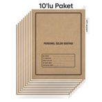 Tunakart 4 Yapraklı 10'lu Metal Askılı Personel Özlük Dosyası