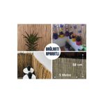 tunalar 50cm x 5 Metre Bambu Kamış Hasır Bahçe Çiti Gölgelik Balkon Çiti