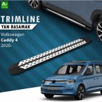 Tunax Oto Volkswagen Araca Özel Trimline Yan Basamak Noktalı Model 2020 2021 2022 2023 2024 2025 2026 2027 - (ClearEyelets)Black-RadiantOrchid
