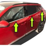 Tunax Peugeot 2008 Cam Çitası 6 Prç Krom 2020 2021 2022 2023