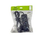 TUNÇ ELEKTRİK Tunç Marka{{ 5 Metre }} Kablolu Topraklı Ara Kablosu {{siyah}}renk (1.KALİTE)