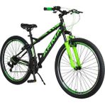 Tunca Arma Shimano 21 Vites Ön Amortisörlü 27.5 Jant Bisiklet - Yeşil - Siyah