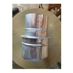 Tunca Pelet Soba Boru Çap Düşürücü Redüksiyon 15 Cm Den 13 Cm E