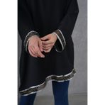 TUNCAY ASİMETRİK KESİM ŞERİT AKSESUARLI SALAŞ TUNİK