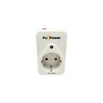 Tunçmatik Beyaz Tsk5016 Fullpower Tekli Akım Korumalı Priz Anahtarlı