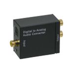 Tunex Luxury,digital To Analog Ses Dönüştürcü (Optik To Rca ) Adaptör - Siyah