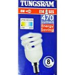 Tungsram 8 Watt Tasarruflu Spiral Ampul-Sarı Işık