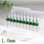 Tungsten Karbür Uçlu Freze Pcb Mikro/mini Matkap Uç 1,0mm x 10 Lu Set - Altın