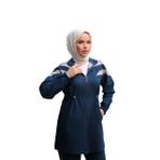 Tunik Pantolon Takım Tesettür Alt Üst Takım, Kadın İkili Eşofman Takımı (Lacivert, M)