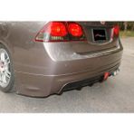 Tuning Vadisi Honda Civic Fd6 Mugen Rr Arka Ek (Plastik) Sağdan Çift Çıkışlı Boyasız