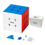 TUNJILOOL MOYU RS3M Manyetik Hız Küpü 3x3 Stickerless Sihirli Küp, Çocuklar ve Yetişkinler için 3D Sihirli Bulmaca Oyunları, Günlük Oyun, Yarışma Eğitimi ve Doğum Günü Hediyesi için uygundur (MF8900)