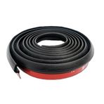 Tuokay, 10 metre EPDM kauçuk araç kapı contası, 20 mm (genişlik) x 2 mm (kalınlık) Z şeklinde conta şeridi, araç içi ses yalıtımı, motor bölmesi, araba kapısı, bagaj kapısı için