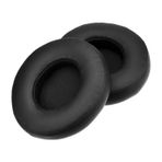 Tuoservo Beats Solo 2 Kablosuz Kulaklık ve Kablolu Kulaklık için Yedek Kulak Minderleri, Solo 3 Kablosuz Kulaklık, 1 Çift, Siyah