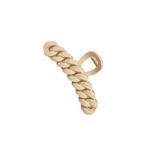 Tupek Store Büyük Boy Mat Zincir Desenli Saç Tokası – Güçlü Tutuşlu Şık Mandal Toka 10.7x4.6 cm