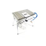 Tüplü Mangal Lav Taşlı Krom 45cm Izgara Paslanmaz