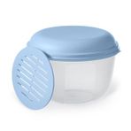 Tupperware 2 lt Şeker Izgaralı Mavi Saklama Kabı
