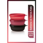 Tupperware 3'lü 300 ml Saklama Kabı