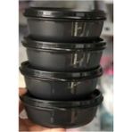 Tupperware 4x300 ml Siyah Şeker Saklama Kabı
